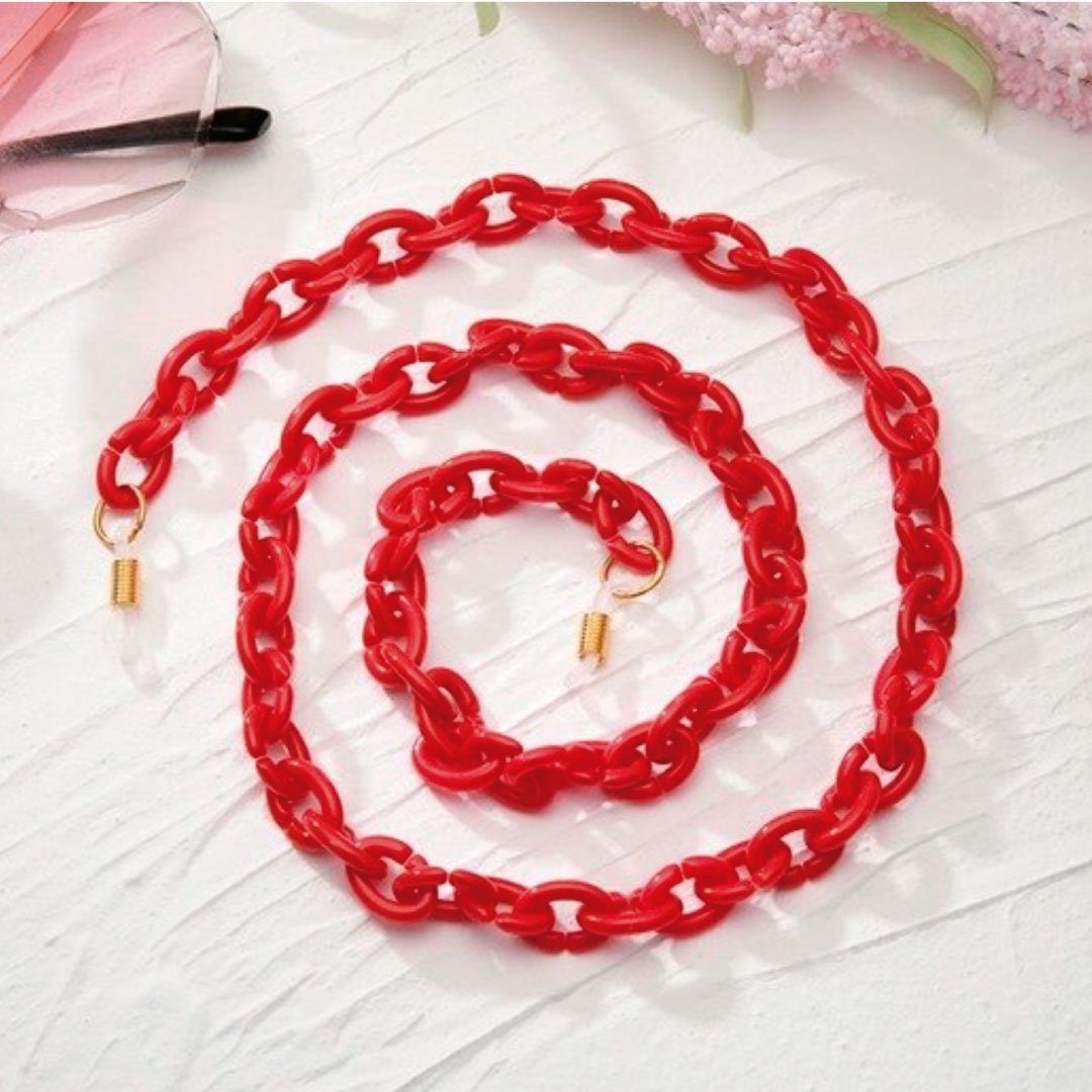 Bond Glasses & Mask Chain by Glamytek