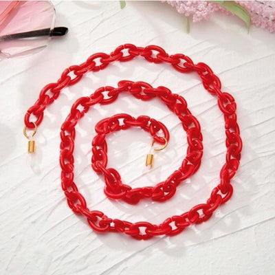 Bond Glasses & Mask Chain by Glamytek