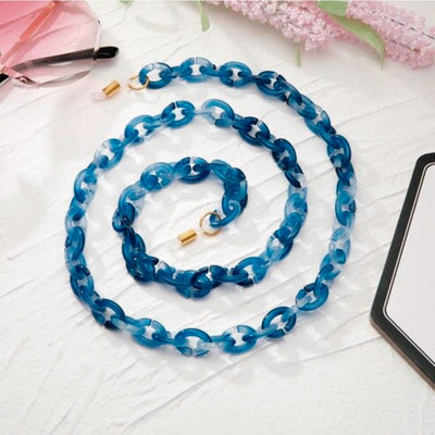 Bond Glasses & Mask Chain by Glamytek