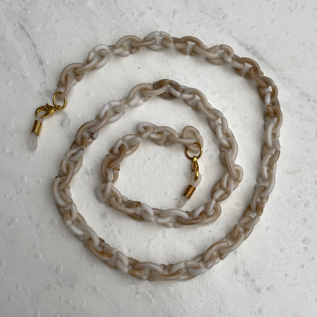 Bond Glasses & Mask Chain by Glamytek