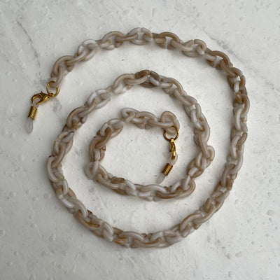 Bond Glasses & Mask Chain by Glamytek