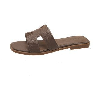 Beach H-shaped flat sandals