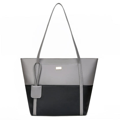 Soft leather tote bag