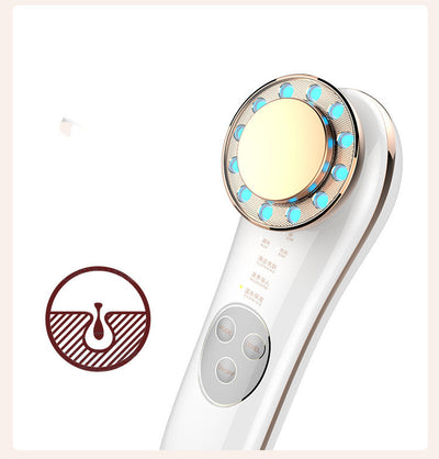 Facial Massager Skin Care Tools 7 In 1 Face Lifting Machine Galvanic Facial Machine Face Tightening Machine For Skin High Frequency Facial Machine by Glamytek