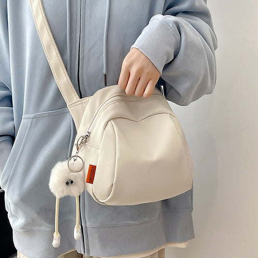Solid Color Shoulder Bag New Women's Fashionable Small Bag