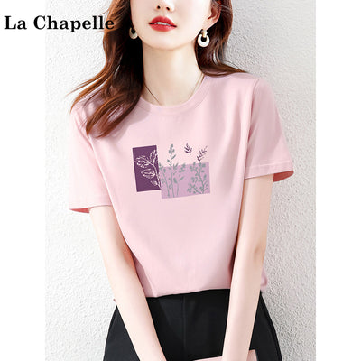 Pure cotton long-sleeved short-sleeved t-shirt for women by Glamytek