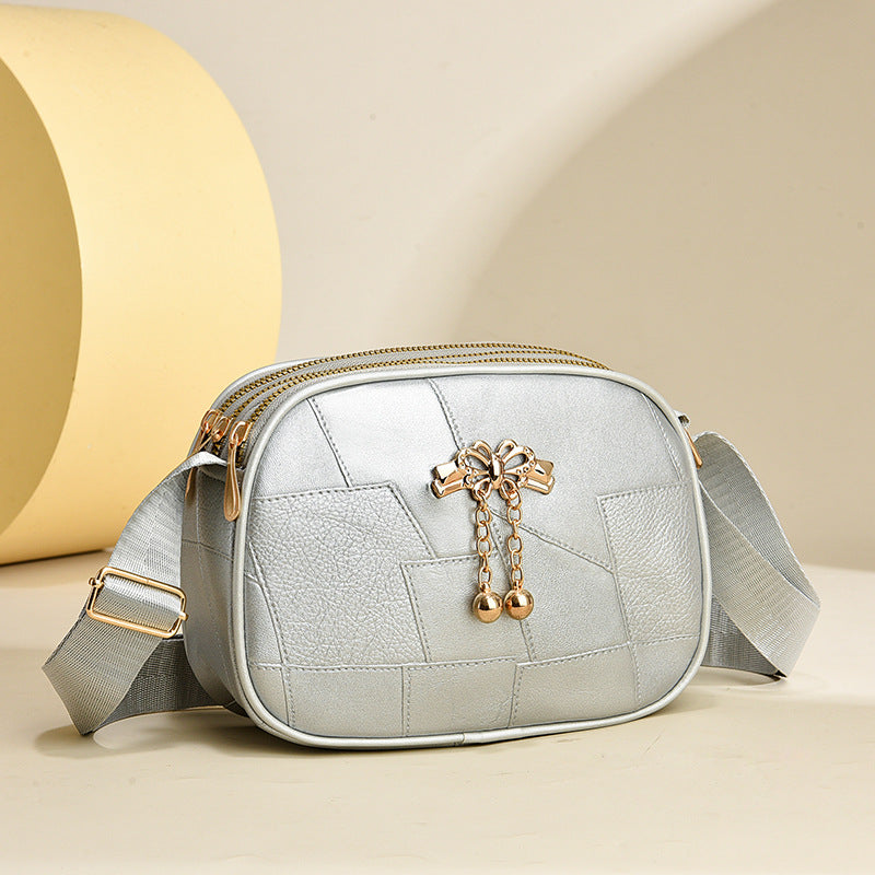 Trendy Spliced PU Women's Shoulder Bag