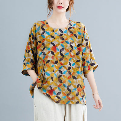 Agereducing Plus Size Women's Shortsleeved Tshirt by Glamytek
