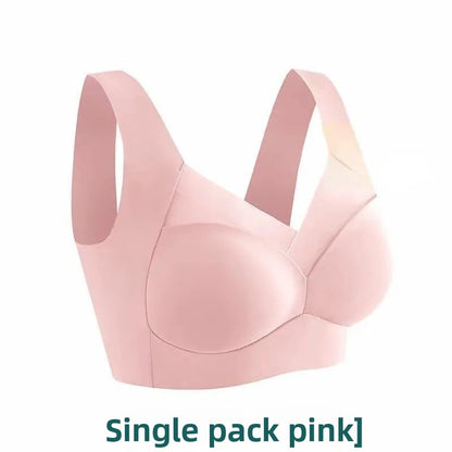 Plus Size Seamless Push-up Sports Bra for Women
