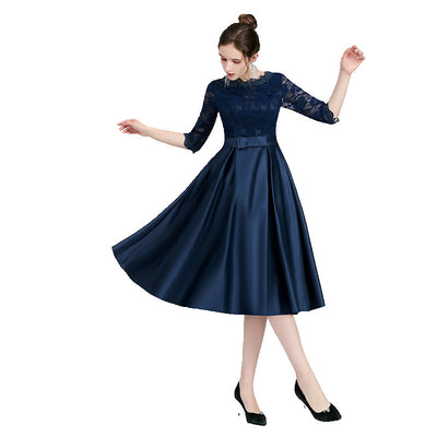 Versatile Casual Mid Length Evening Dress For Women by Glamytek