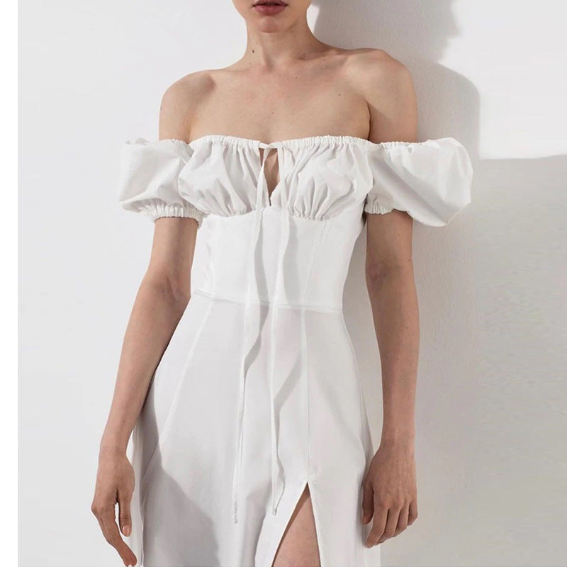 One-shoulder dress