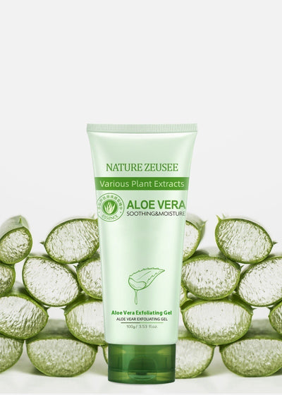 Aloe Vera Exfoliating Gel Exfoliating Scrub by Glamytek