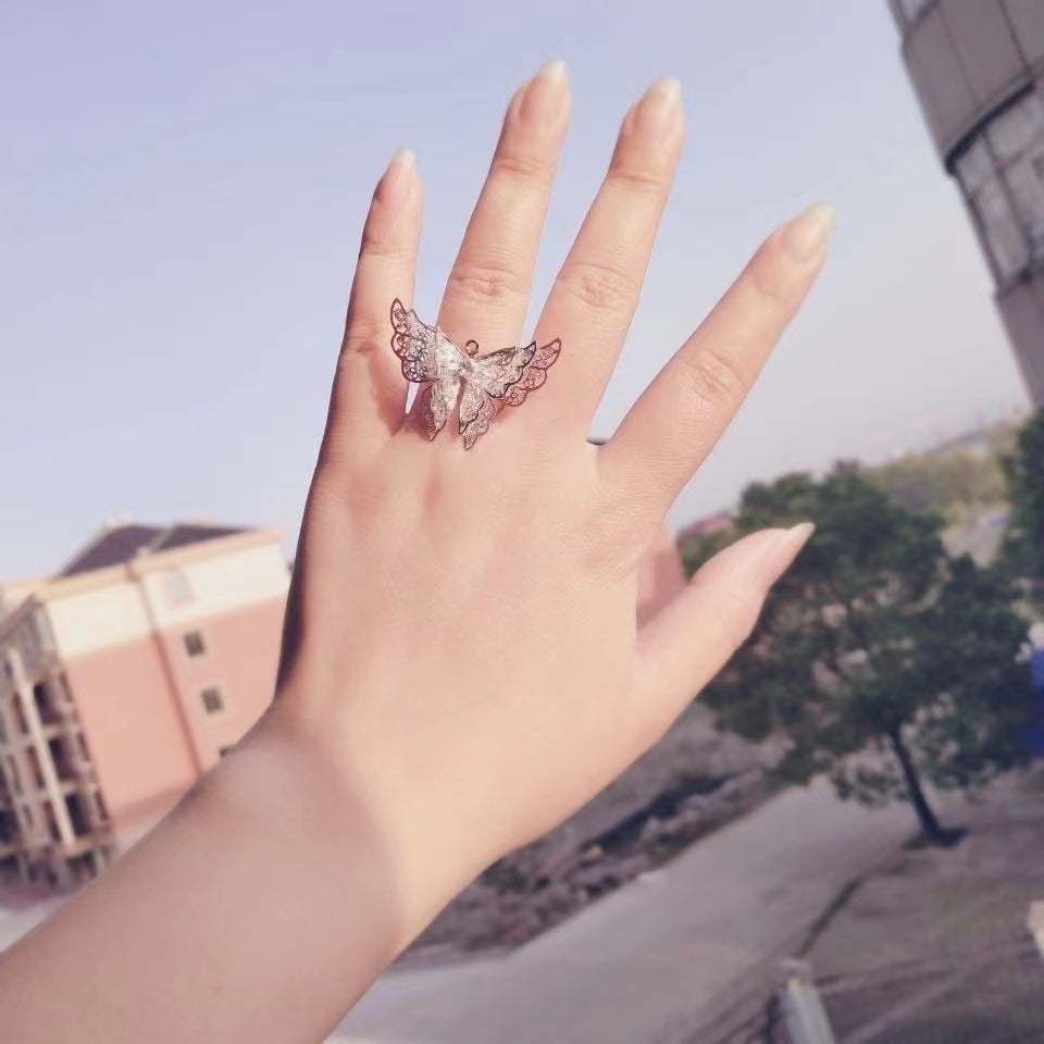 Heavenly Blessing Ancient Style Butterfly Ring Bracelet