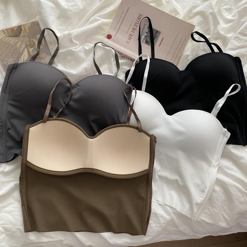 Women's silk sports bra top