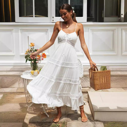 Braided lace dress