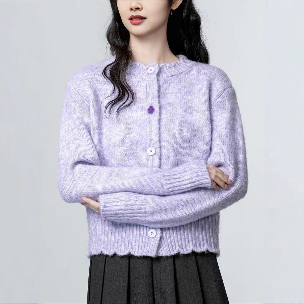 Loose Soft Glutinous Knitted Cardigan Chic Top by Glamytek