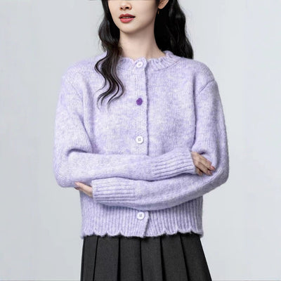 Loose Soft Glutinous Knitted Cardigan Chic Top by Glamytek