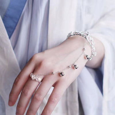 Heavenly Blessing Ancient Style Butterfly Ring Bracelet