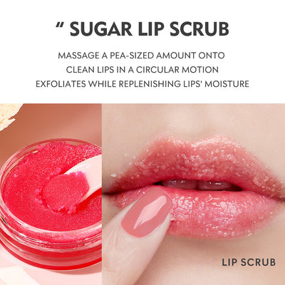 Exfoliating Lip Scrub Cream Nourishing Moisturizing by Glamytek