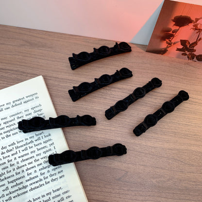 Flocked Braided Hairpin for Women
