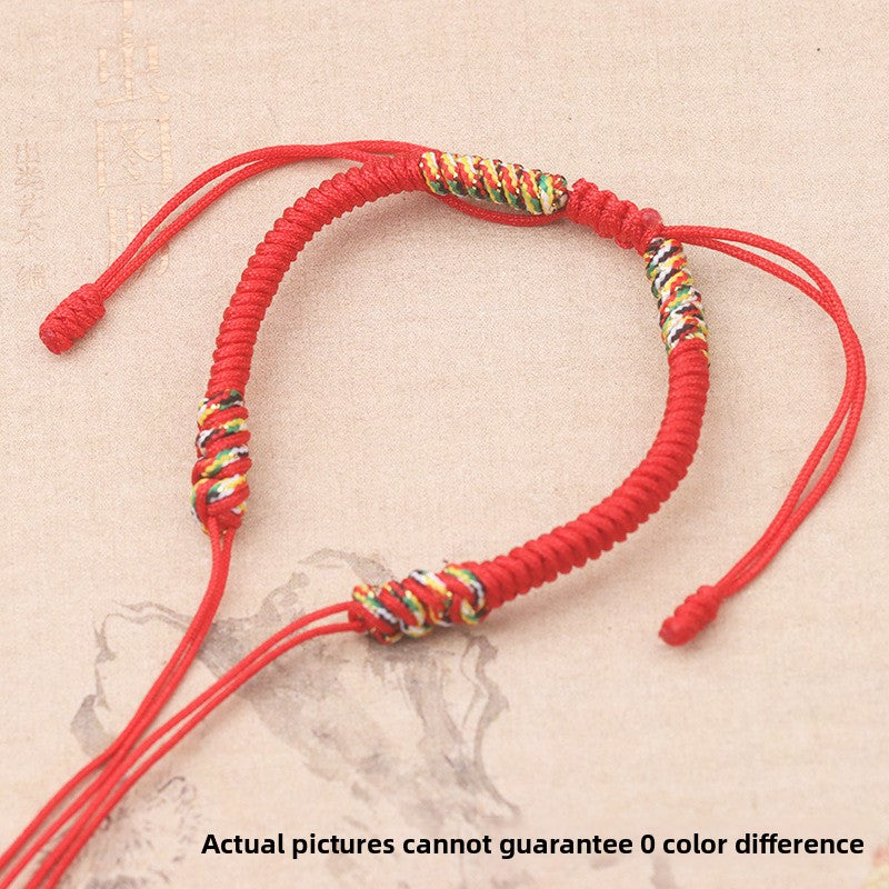 Gold wire diamond knot bracelet