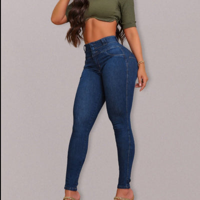 European And American Tight Stretch Hip Lift Women's Pants by Glamytek