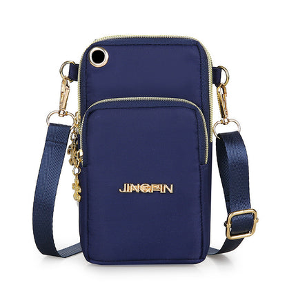 Three-Layer Mobile Phone Cross-Body Bag