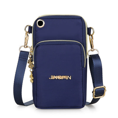 Three-Layer Mobile Phone Cross-Body Bag by Glamytek