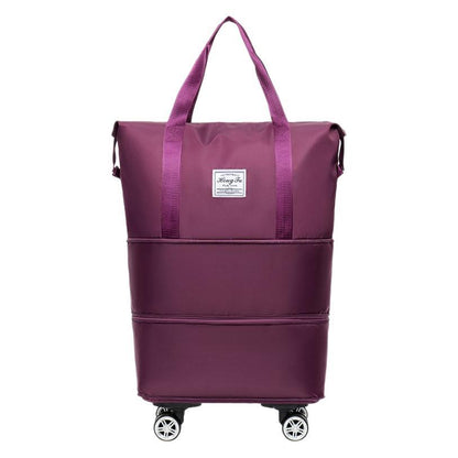 Folding handle bag