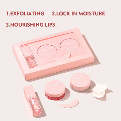 Exfoliating Lip Scrub Cream Nourishing Moisturizing by Glamytek