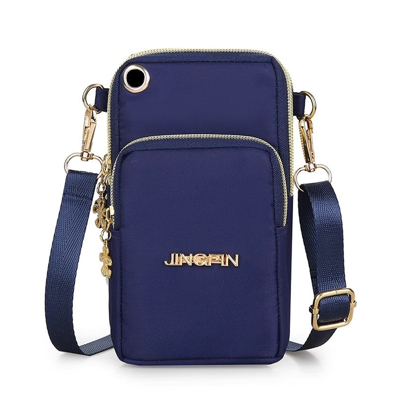 Three-Layer Mobile Phone Cross-Body Bag