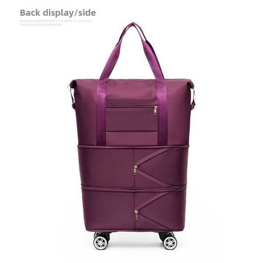 Folding handle bag