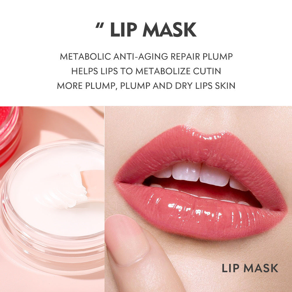 Exfoliating Lip Scrub Cream Nourishing Moisturizing by Glamytek