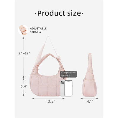 Ladies' small down bag single-shoulder bag by Glamytek