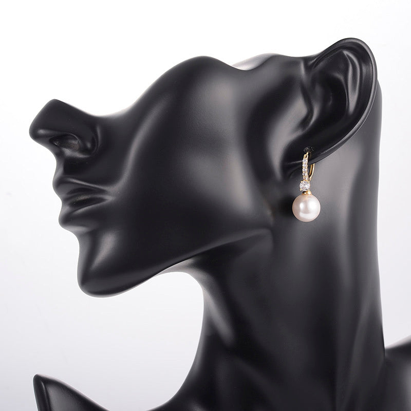Fashion Light Luxury Earrings Jewelry Earrings Simple Jewelry by Glamytek