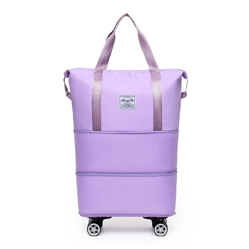 Folding handle bag