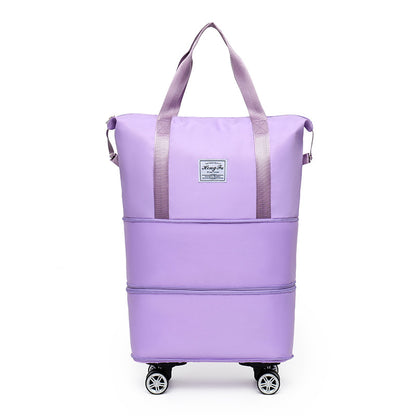 Folding handle bag