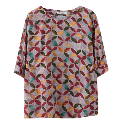 Agereducing Plus Size Women's Shortsleeved Tshirt by Glamytek
